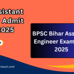 BPSC Assistant Engineer Admit Card 2025