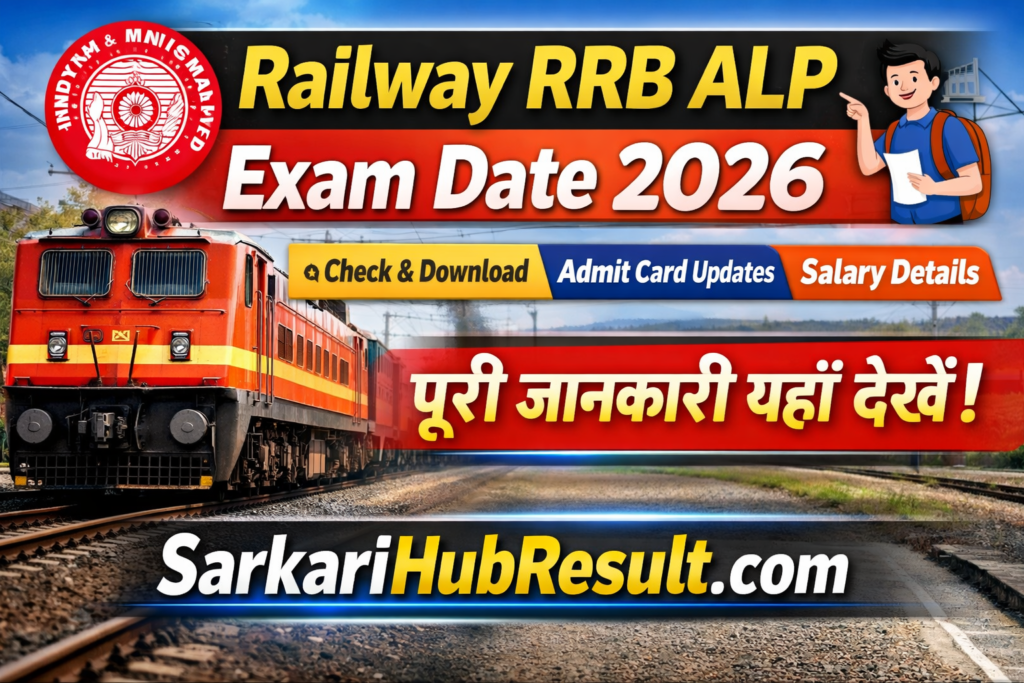 RRB ALP Exam Date 2026