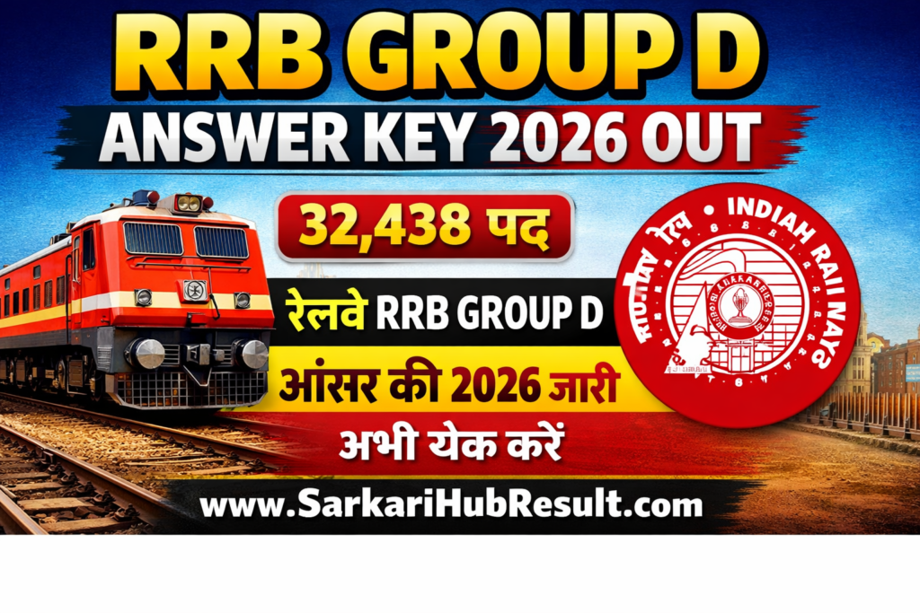 RRB Group D Answer Key 2026 Out