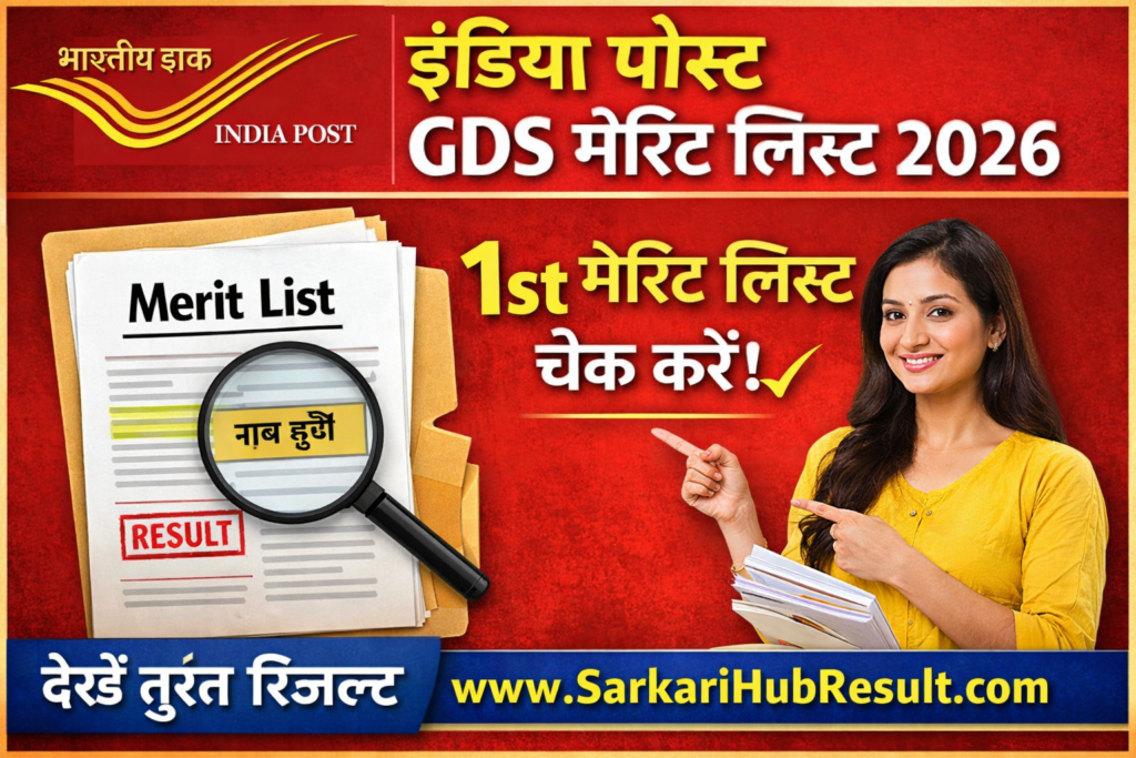 India Post GDS Merit List 2026