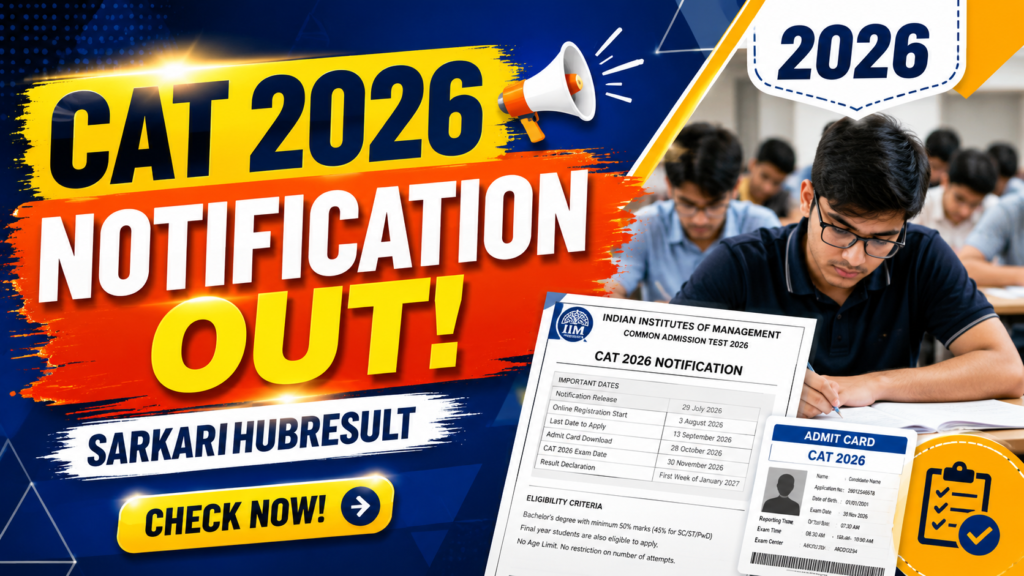 CAT 2026 Notification Out