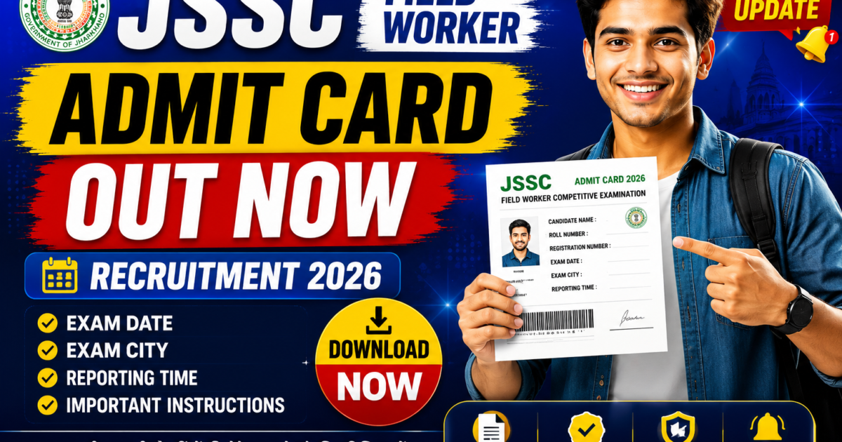JSSC Field Worker Recruitment 2026