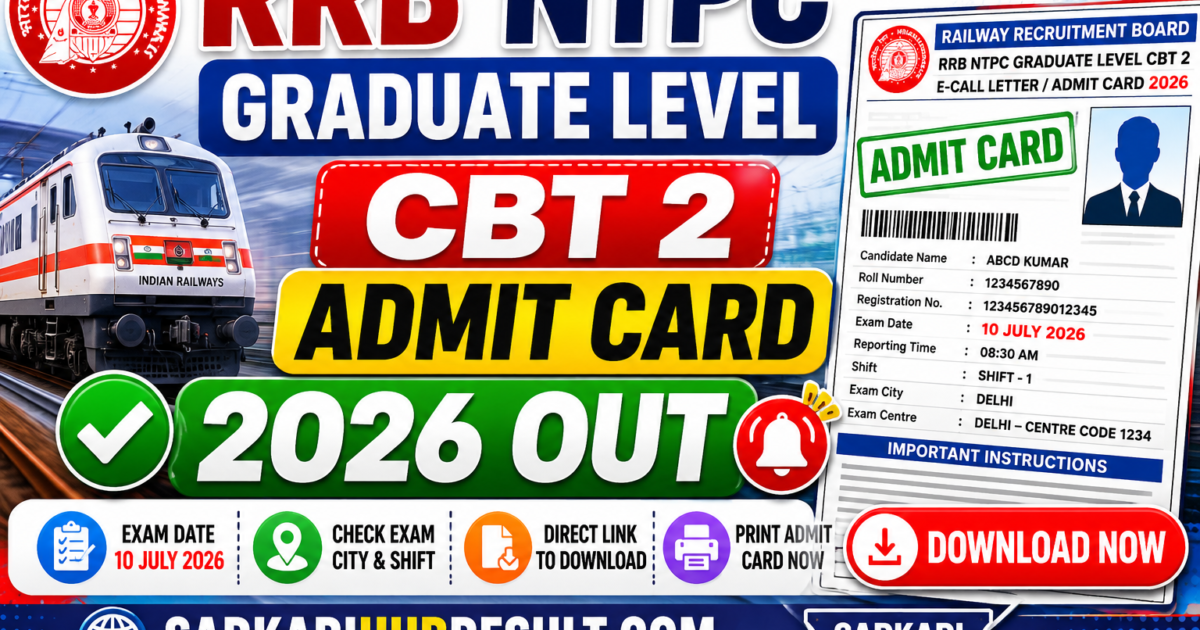 RRB NTPC Graduate