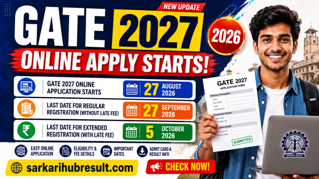 GATE 2027 Apply Online