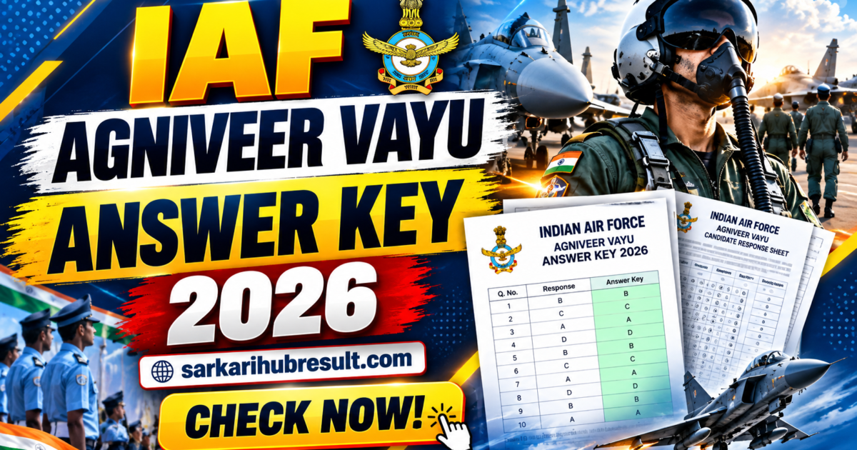 IAF Agniveer Vayu Answer Key 2026