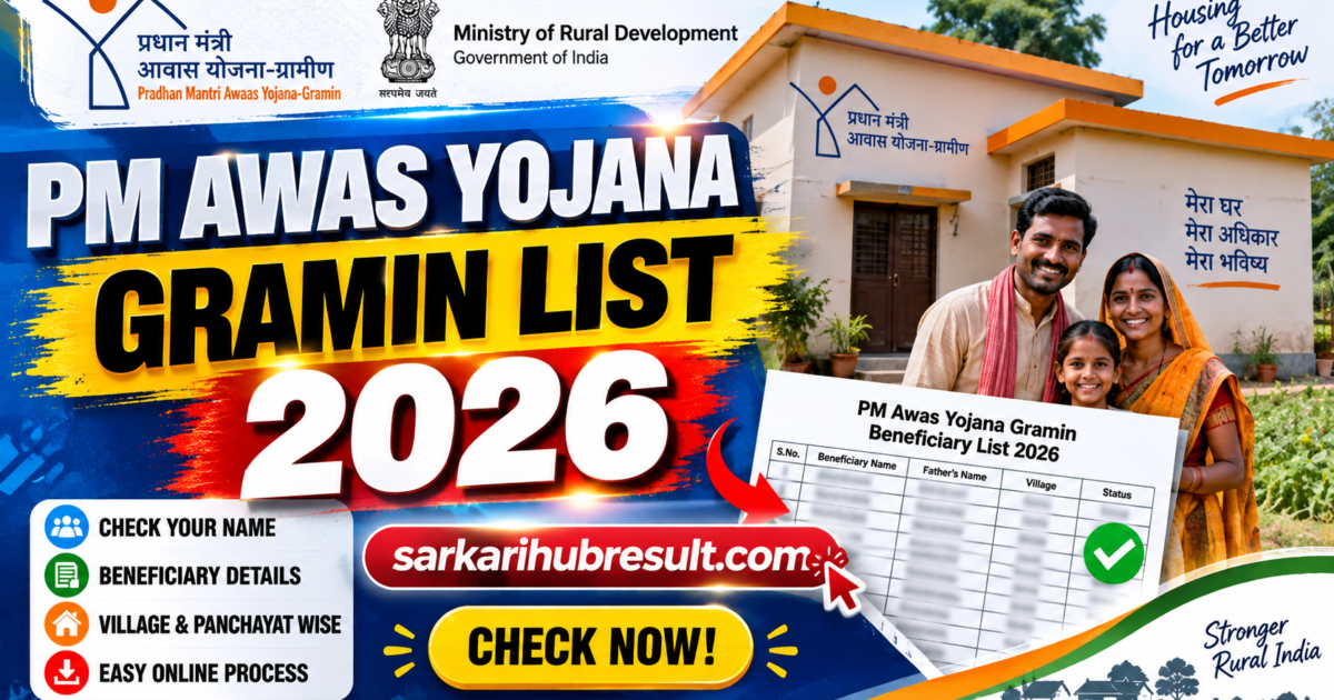 PM Awas Yojana Gramin List 2026