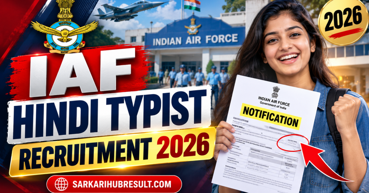 Indian Air Force Hindi Typist