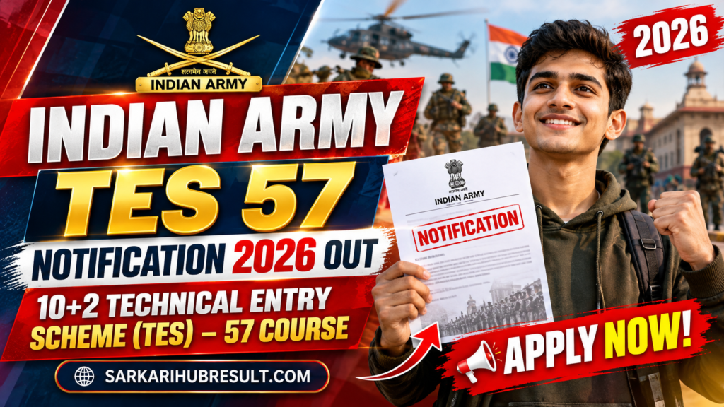 Indian Army TES 57 Notification