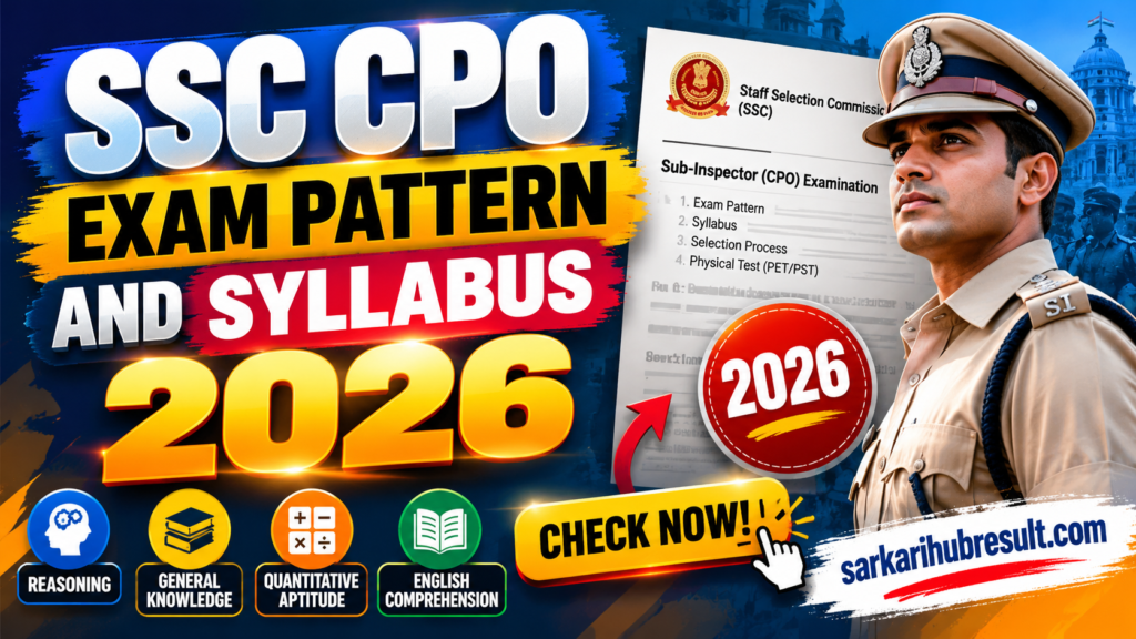 SSC CPO Exam Pattern