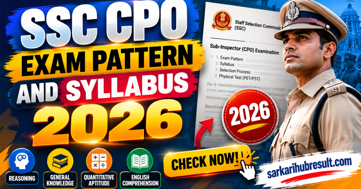 SSC CPO Exam Pattern